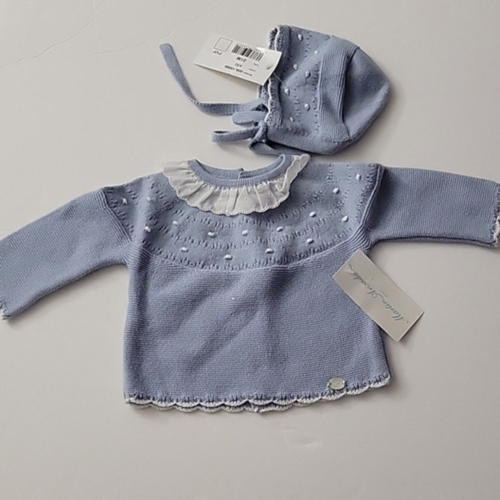 Martin Aranda Pale Blue 2 Piece Outfit Size 1 Months